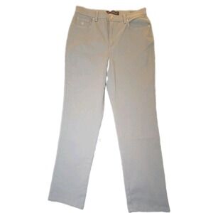 Gloria Vanderbilt Amanda Jeans Womens Size Gray 10 High Rise Tapered Denim Pants